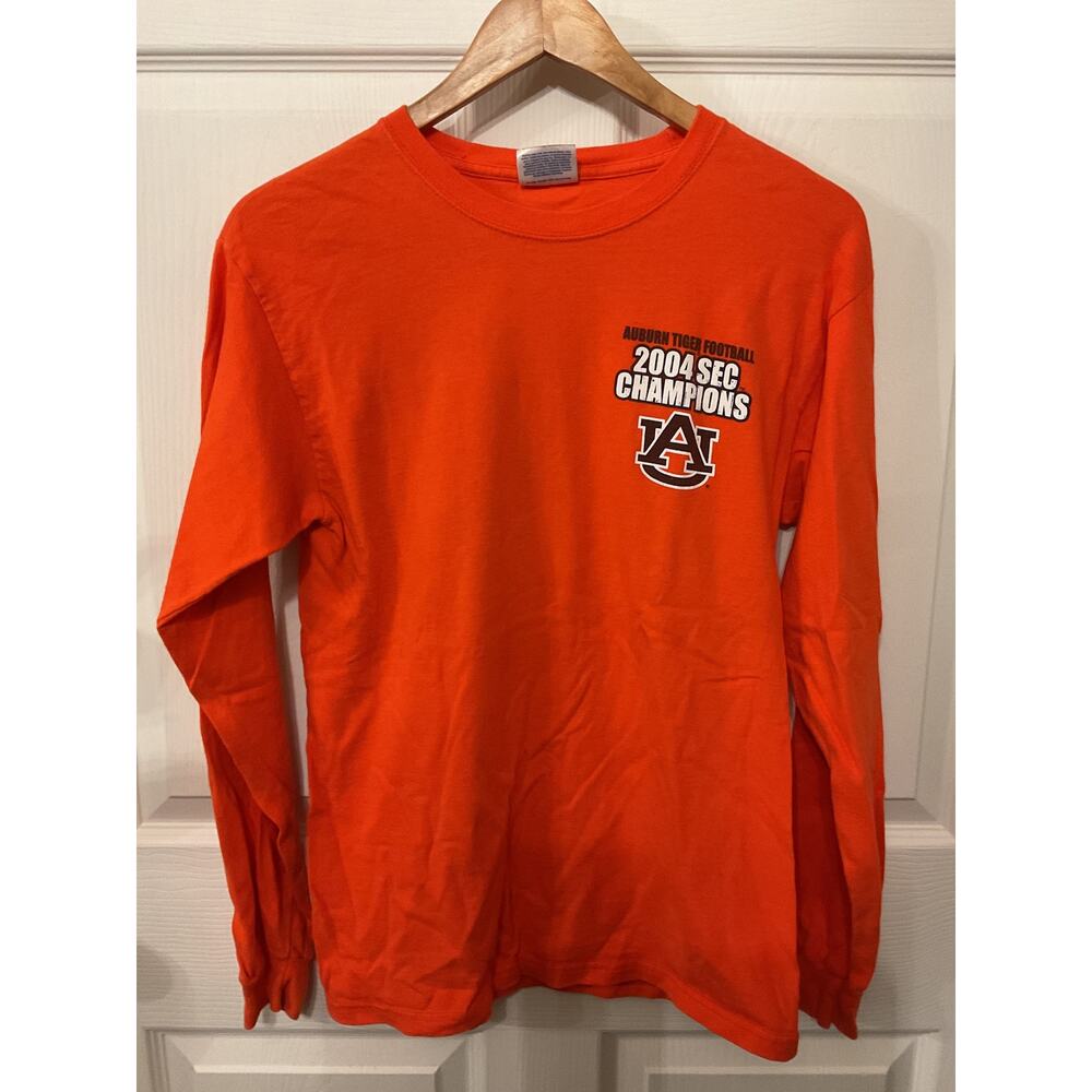 Vintage 2004 Auburn Tigers SEC Champions Hanes Long Sleeve T-Shirt Small - Picture 2 of 7